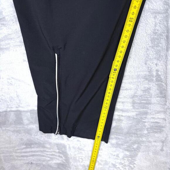 Nike Dri-Fit Black Track Pants Men Size M Lightweight Zip Hem Athletic Running - Picture 9 of 11